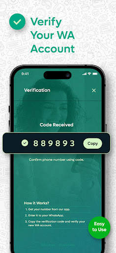 Second Phone Number for WA screenshot 4