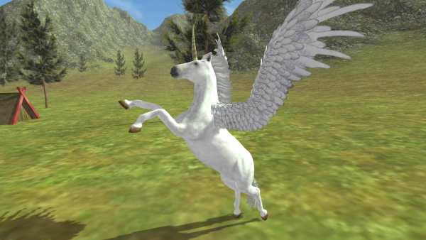 Flying Unicorn Simulator Free screenshot 2