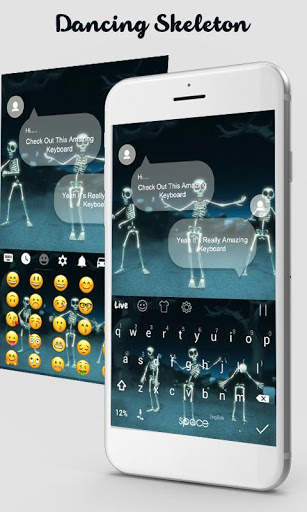 Skeleton Dance Live Theme screenshot 3