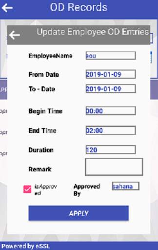 eSSL eTimeTrackLite Mobile App 2.0.4 screenshot 15