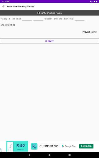 KJV Bible Memory Verses Game screenshot 12