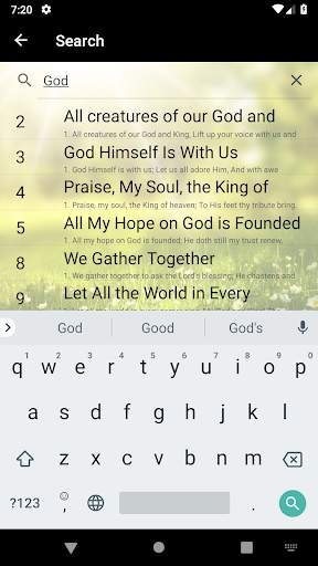 Adventist Hymnal with piano sheet screenshot 6