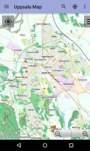 Uppsala Offline City Map screenshot 1