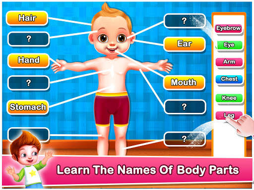 Human Body Parts - Preschool Kids Learning Games screenshot 3