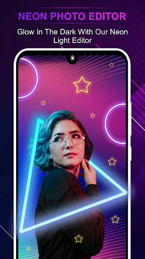 Neon Spiral Effects Photo Editor - Quick Square 1 تصوير الشاشة