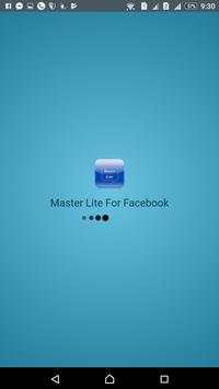 Master Lite for Facebook screenshot 1