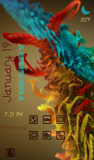 Patti Bills DarkRed Icon Pack screenshot 2