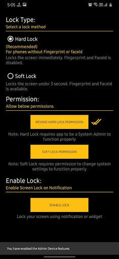 Screen Lock Button: Fingerprint, FaceId 4 تصوير الشاشة