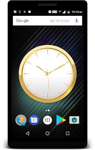 Luxury Golden Clock Live Wallpaper screenshot 3