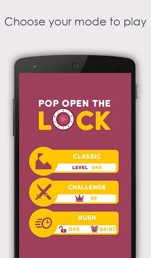 Pop Open The Lock - Classic Lock Open Game screenshot 4