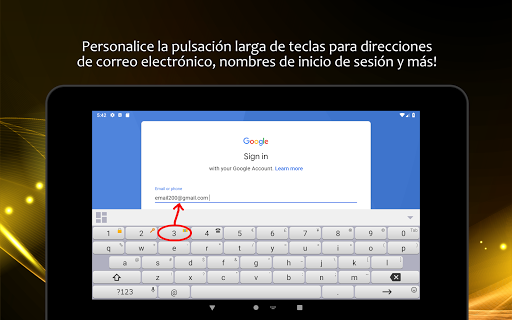 Teclado CustomKey screenshot 1