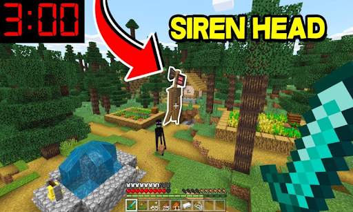 Siren Head Horror Craft Mod MC Pocket Edition screenshot 3