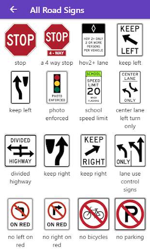 Practice Test USA & Road Signs screenshot 13