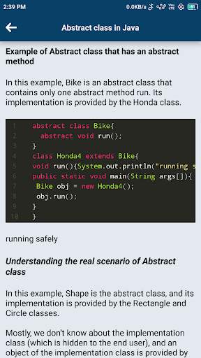 Learn Java (Offline) screenshot 3