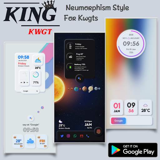 KinG KWGT скриншот 5
