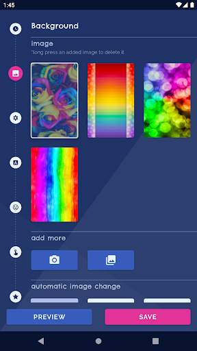 Rainbow Clock HD Wallpapers screenshot 1