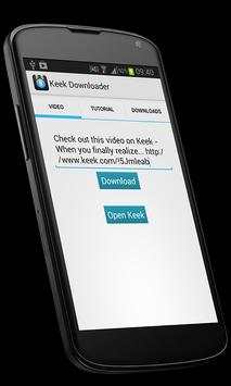 Keek Video Downloader screenshot 1