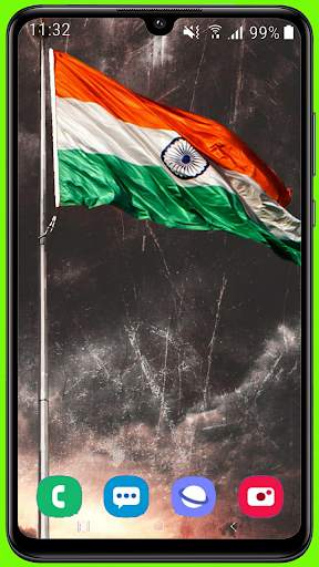 Indian Flag Wallpaper HD screenshot 1