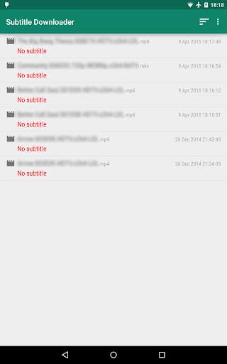 Subtitles Downloader BETA screenshot 1