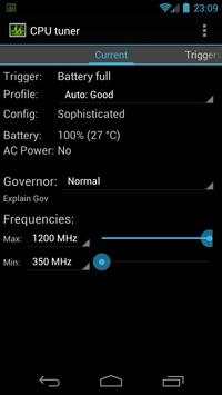CPU tuner screenshot 1