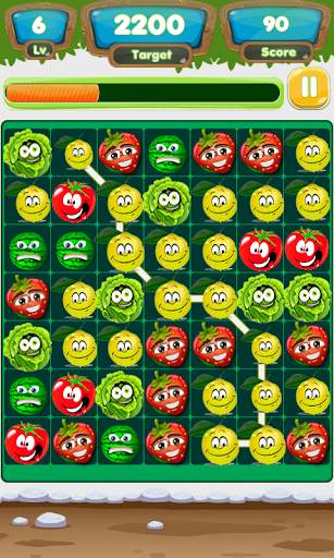 Fruit & Veggies : Link Line Match 3 Puzzle Game screenshot 14