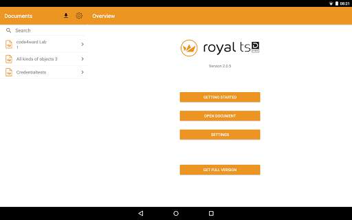Royal TSD Lite screenshot 1