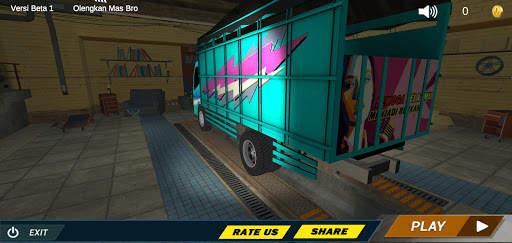 Truck Oleng Canter Simulator Indonesia 2021 screenshot 3