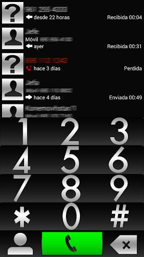 THEME PURE BLACK FOR EXDIALER screenshot 1