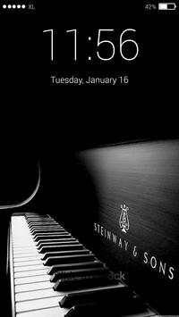 Piano Wallpaper Lock Screen screenshot 4