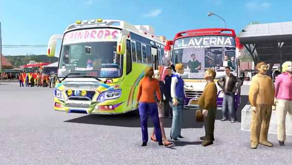 Bus Simulator Game 2020:Airport City Driving-2 screenshot 5