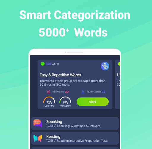 Vocabulary for TOEFL® - TPO® Words Flashcards screenshot 9