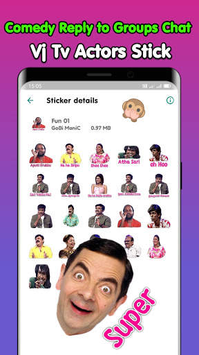 Tamil stickers for whatsapp / WAStickerApps Tamil screenshot 6