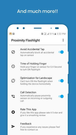 Proximity Flashlight: Just Tap to Light Everything screenshot 5