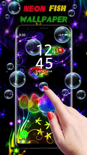 Neon Fish APUS Live Wallpaper screenshot 2
