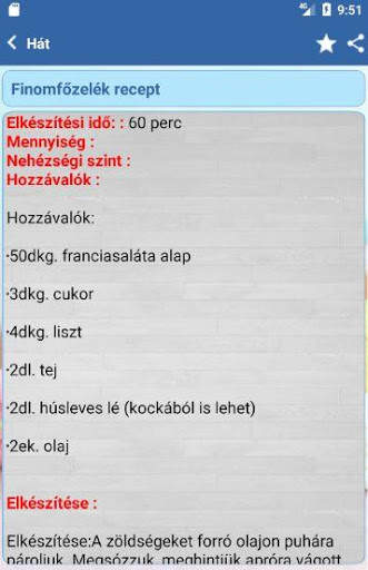 Receptek Magyar (Offline) screenshot 3