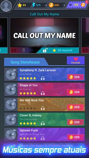 Tap Tap Music-Músicas Pop screenshot 1