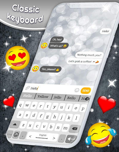 Classic Keyboard Free ⭐ Emoji Keyboard Themes screenshot 4