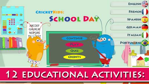 Cricket Kids: School Day screenshot 1