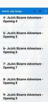 Anime Music Jojo Songs (Offline) screenshot 2