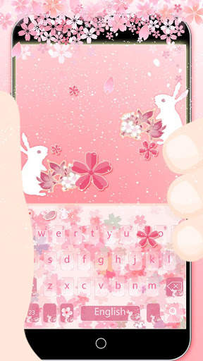 Sakura Keyboard Cherry blossom screenshot 1