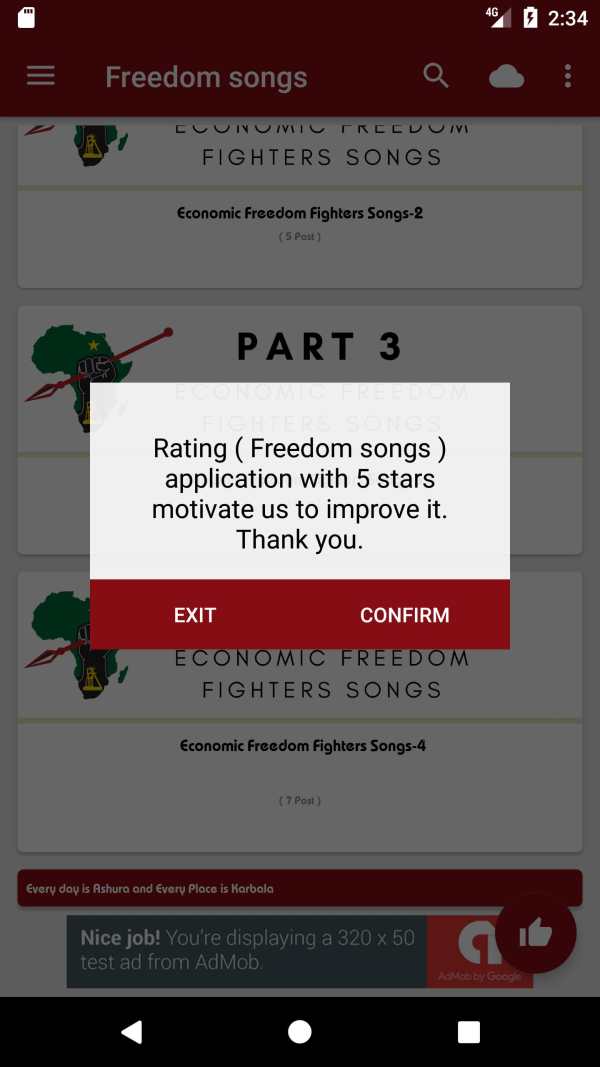 Freedom songs 5 تصوير الشاشة