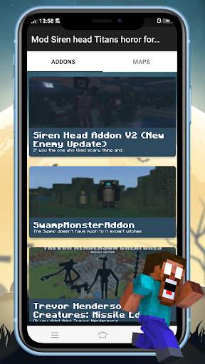 Mod Siren head Titans horor for MCPE screenshot 5