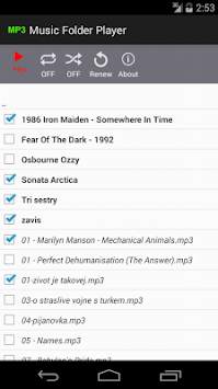 MP3 Music Folder Player screenshot 1