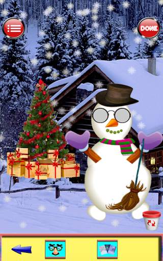 Snowman Maker DIY - Designing Game screenshot 2