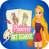 Princess Art School - Fun Gam icon