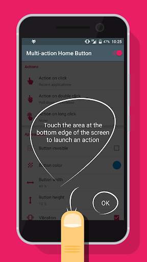 Multi-action Home Button скриншот 1