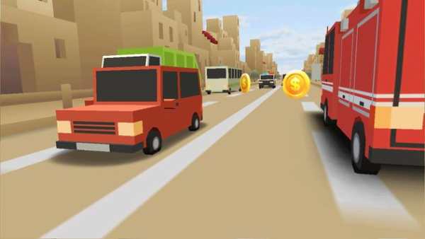 Cartoon Car Racing 2 screenshot 1