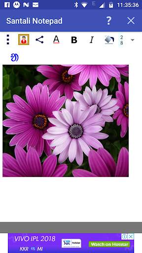 Santali Notepad screenshot 2