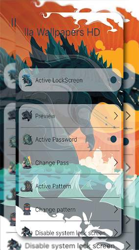 Godzillas Wallpapers lock screen HD 1 تصوير الشاشة