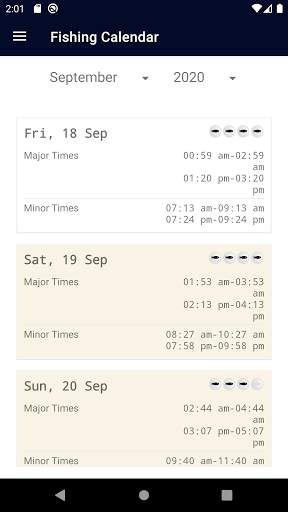 Fishing Times Free screenshot 5